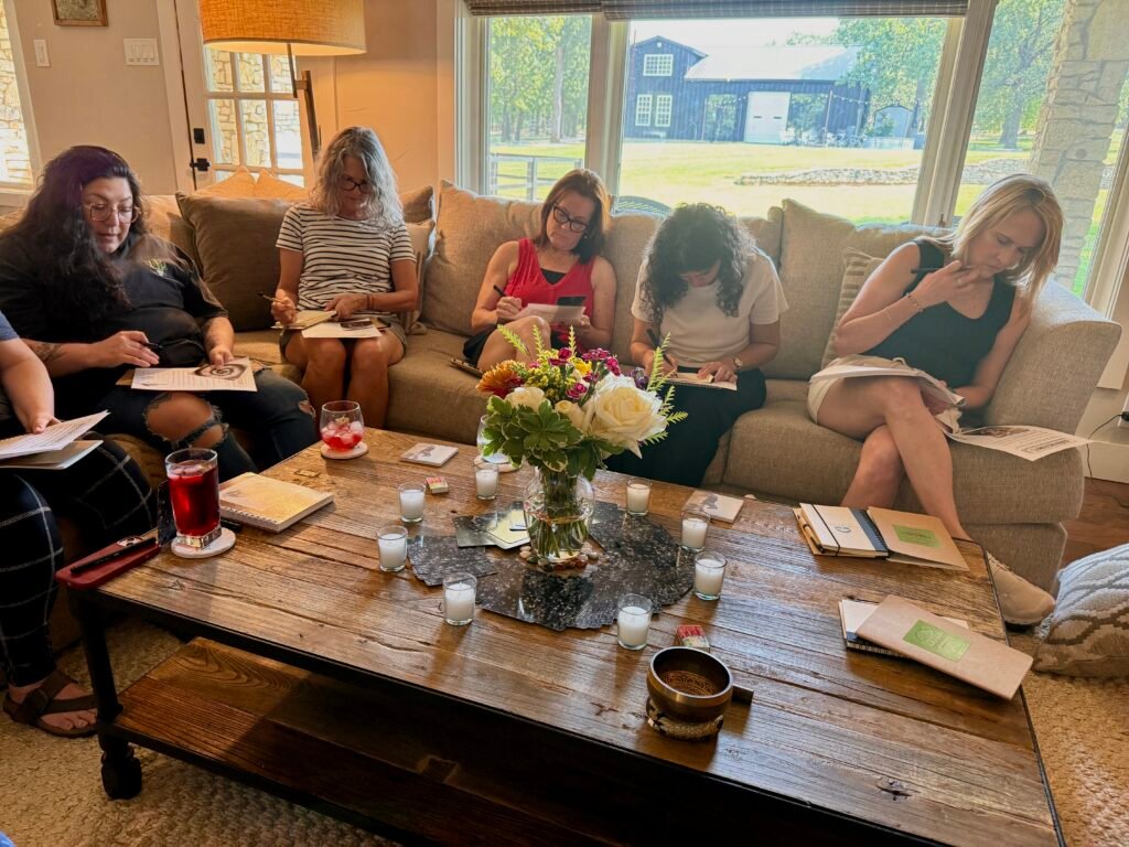 Opening circle for Healers retreat