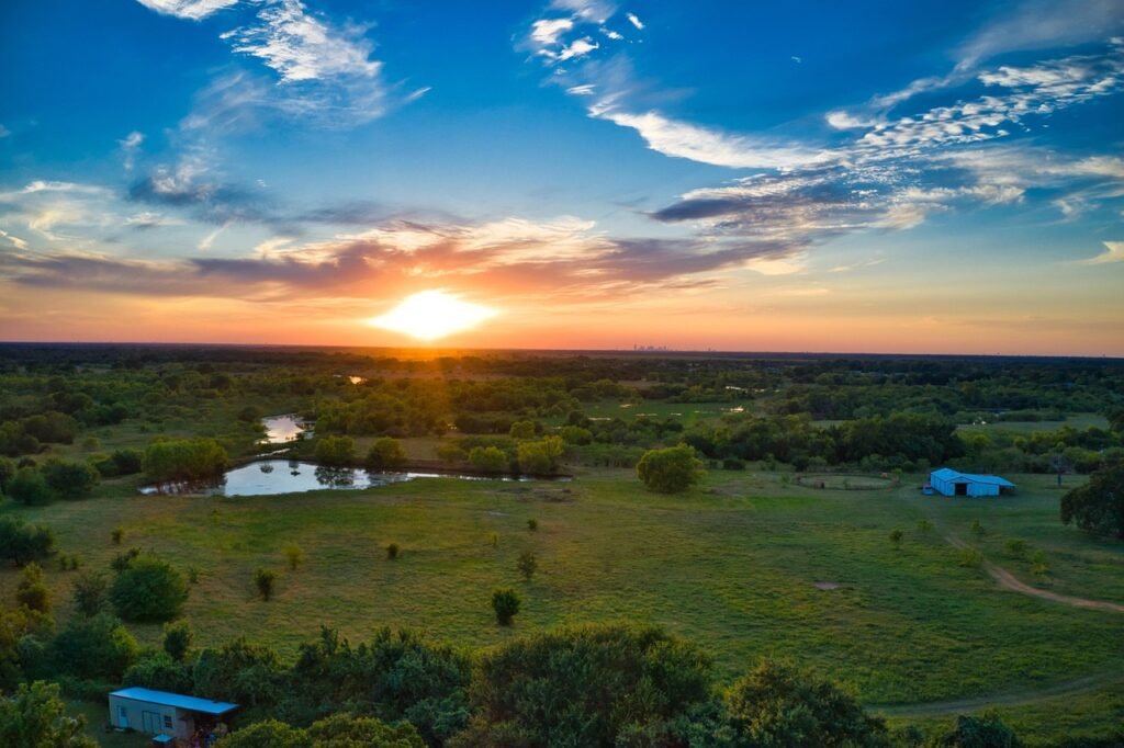 sunset, nature, texas, landscape, sky, sun, evening,